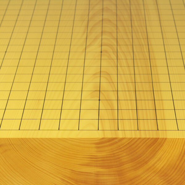 日本産本榧碁盤　6.4寸木裏